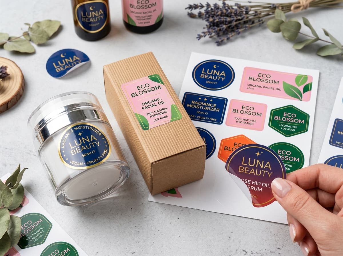 Custom printed adhesive vinyl stickers and labels - Slide 4