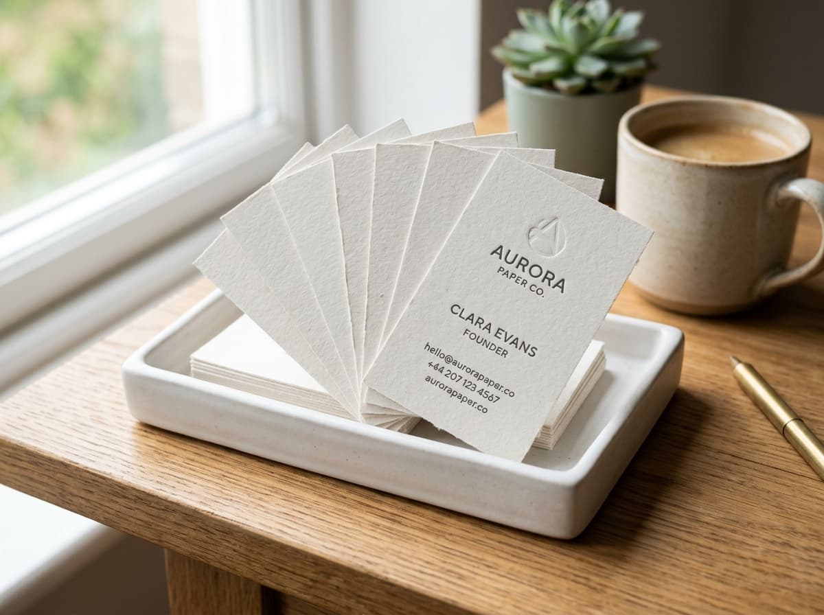 Luxury visiting cards with thermal matt and spot UV - Slide 3